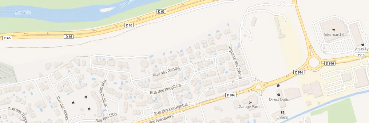 Plan du 17 Rue des Genêts au Soler