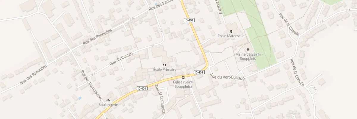 Plan du 28 Rue du Général Maunoury à Saint-Soupplets