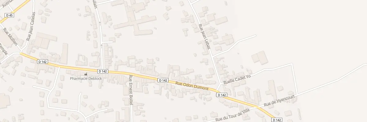 Plan du 54 Rue Odon Dumont à Chaulnes