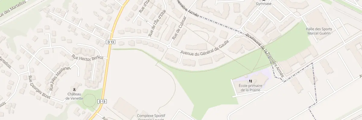 Plan du 210 Av du Général de Gaulle à Venette