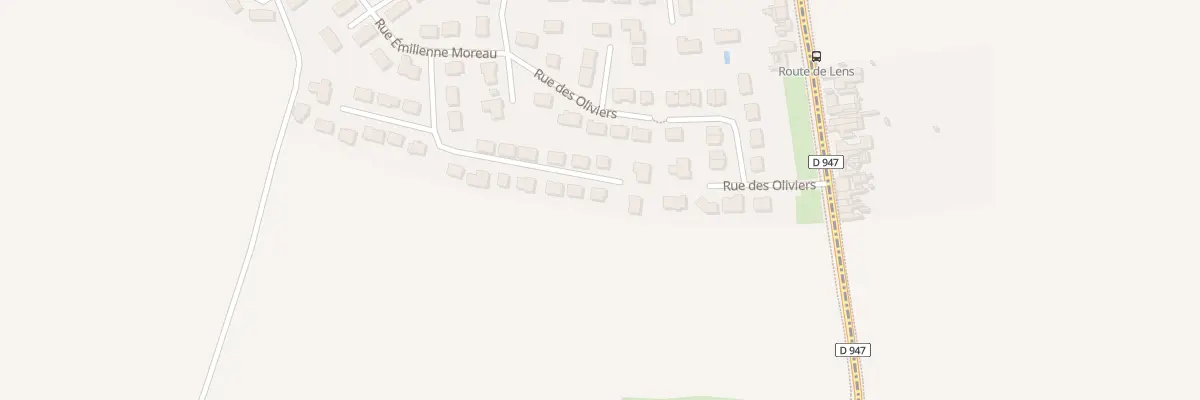 Plan du 39 Rue Émilienne Moreau à Haisnes