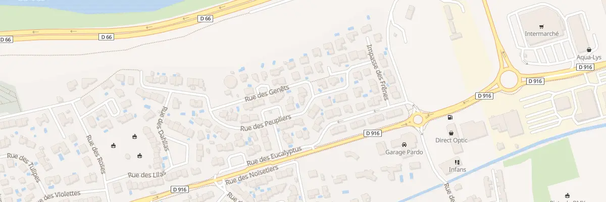 Plan du 4 Rue des Genêts au Soler