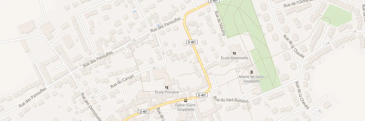 Plan du 6B Rue du Général Maunoury à Saint-Soupplets