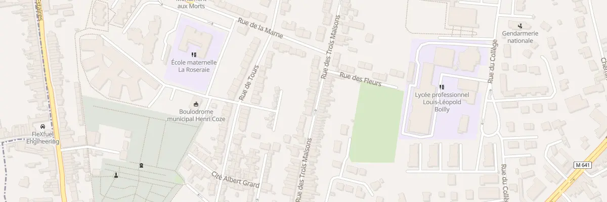 Plan du 33 Rue des Trois Maisons à La Bassée
