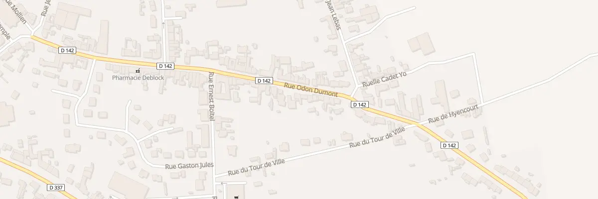 Plan du 65 Rue Odon Dumont à Chaulnes