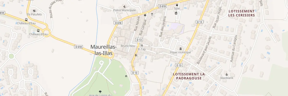 Plan du 1 Rue des Aires à Maureillas-las-Illas