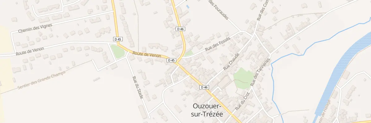 Plan du 2 Rue des Fossés à Ouzouer-sur-Trézée