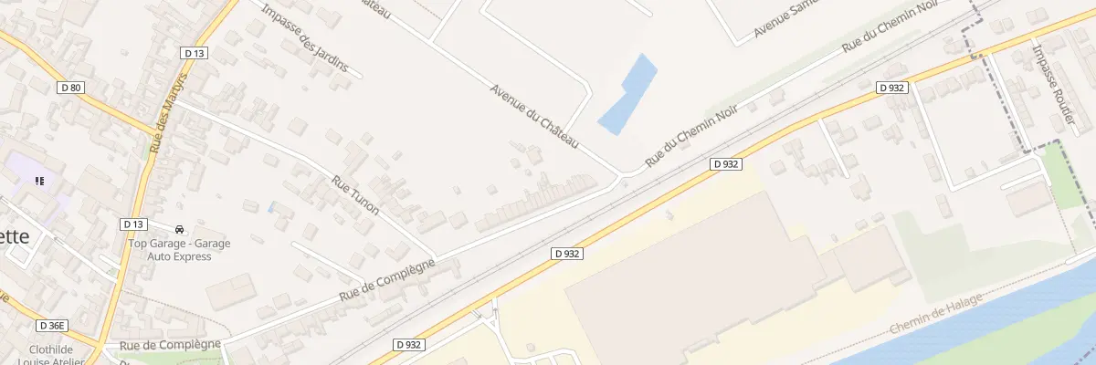 Plan du 403 Rue de Compiègne à Venette