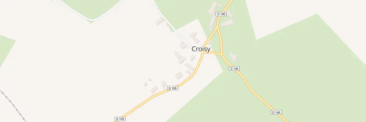 Plan du 8 Le Bourg à Croisy