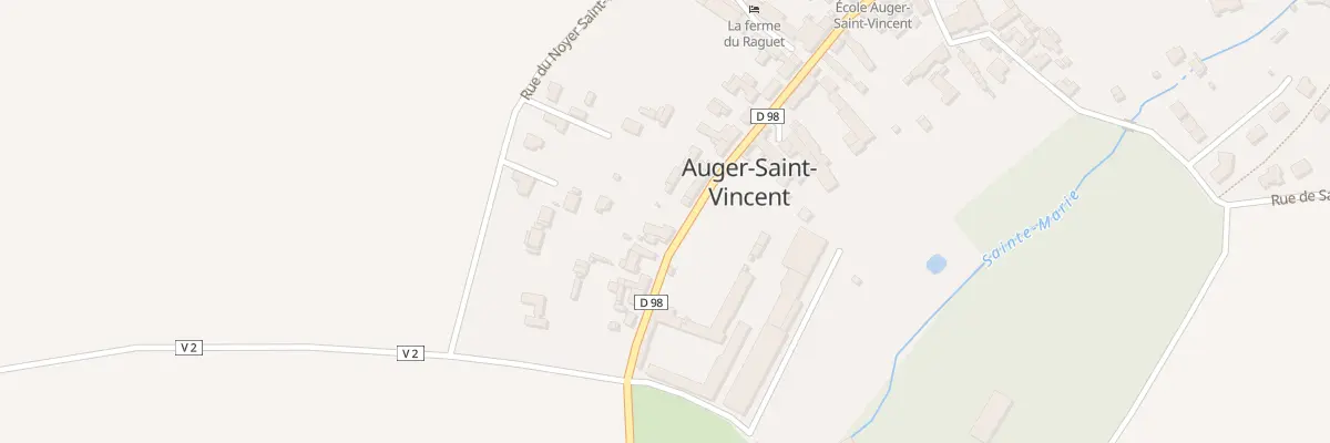 Plan du 22 Rue du Raguet à Auger-Saint-Vincent