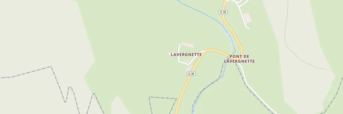 Plan du 171 Lavergnettes à Saint-Martin-sous-Vigouroux
