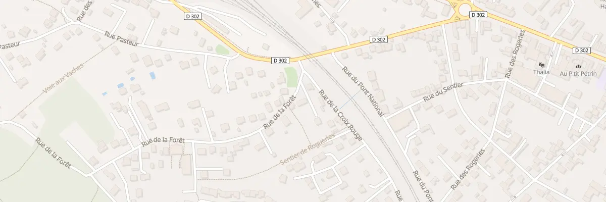 Plan du 4 Rue de la Foret Moret à Moret-Loing-et-Orvanne