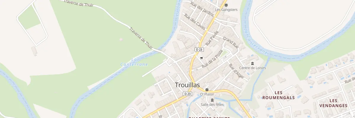 Plan du 9001 Rue Pou de la Pigne à Trouillas