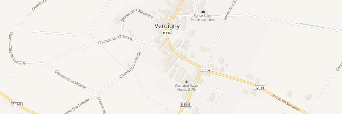 Plan du 117 Le Bourg à Verdigny