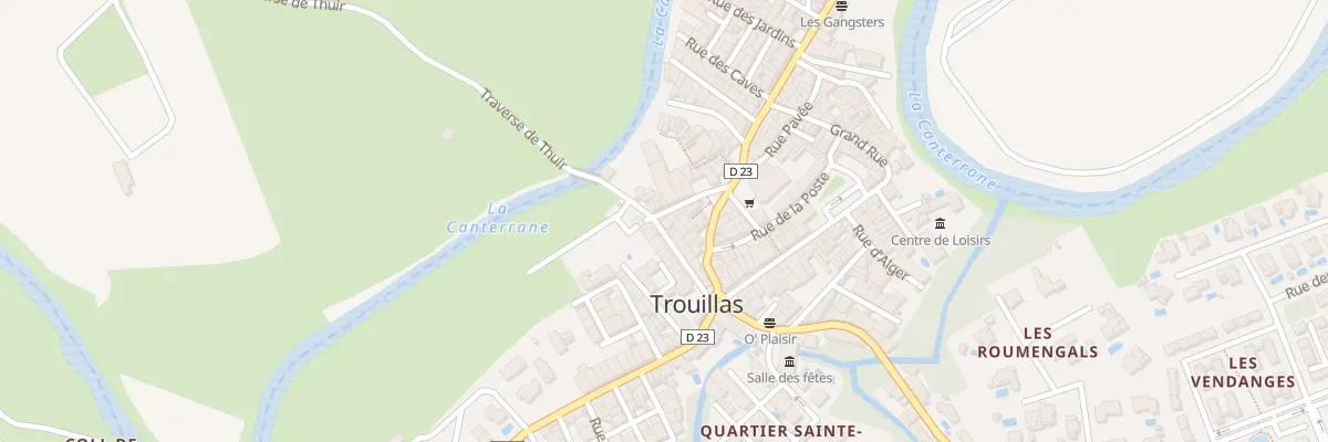 Plan du 9001 Tra de Thuir à Trouillas