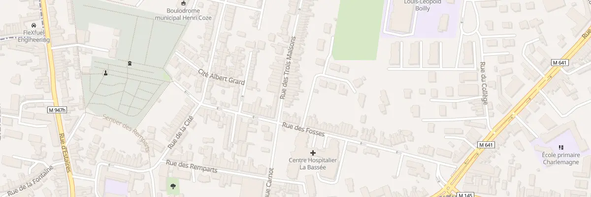 Plan du 8 Rue des Trois Maisons à La Bassée