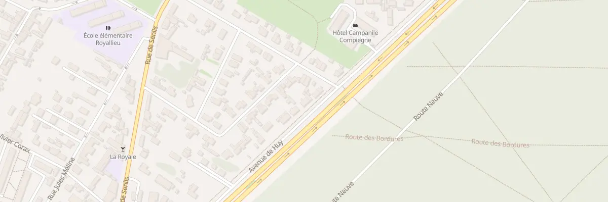 Plan du 84 Av de Huy à Compiègne