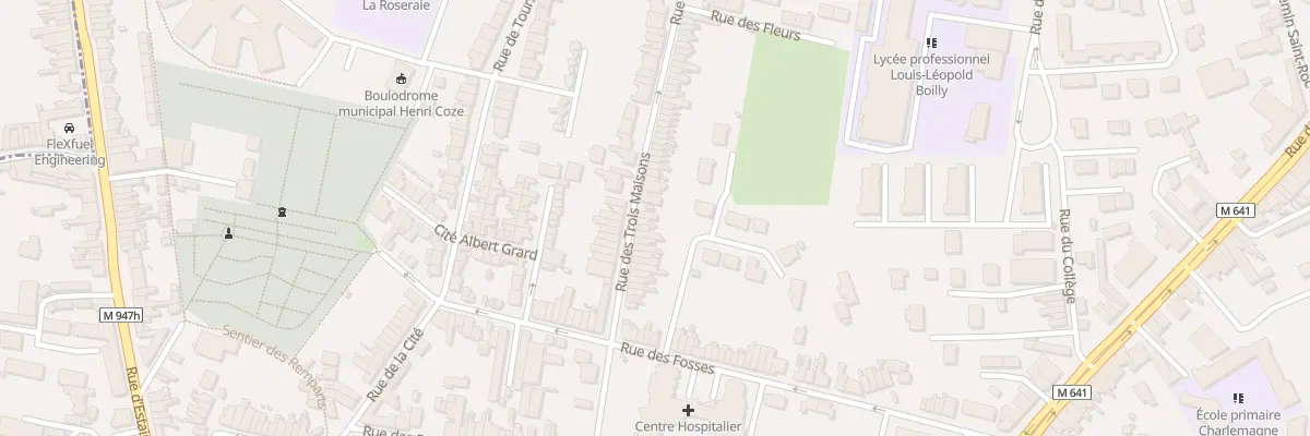 Plan du 30 Rue des Trois Maisons à La Bassée