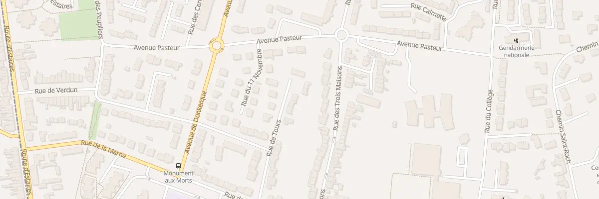Plan du 82 Rue de Tours à La Bassée