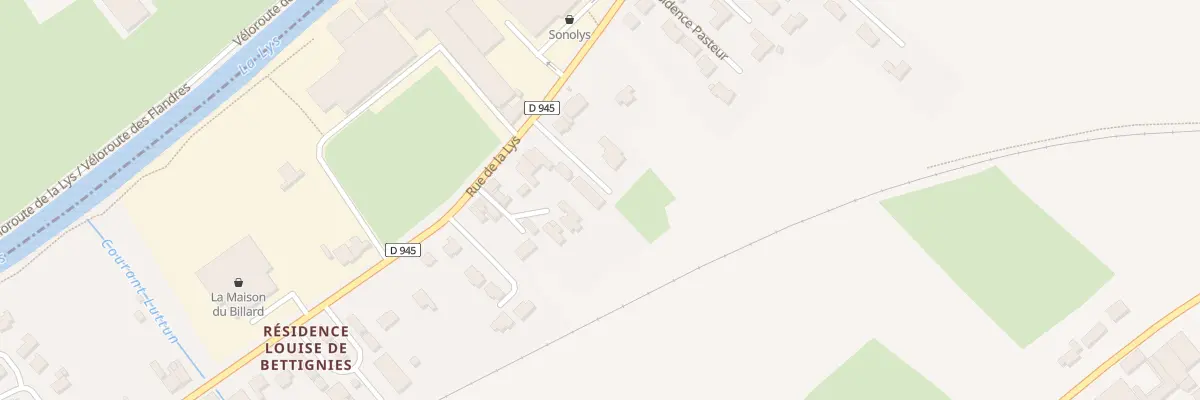 Plan du 3974 Rue de la Lys à Sailly-sur-la-Lys