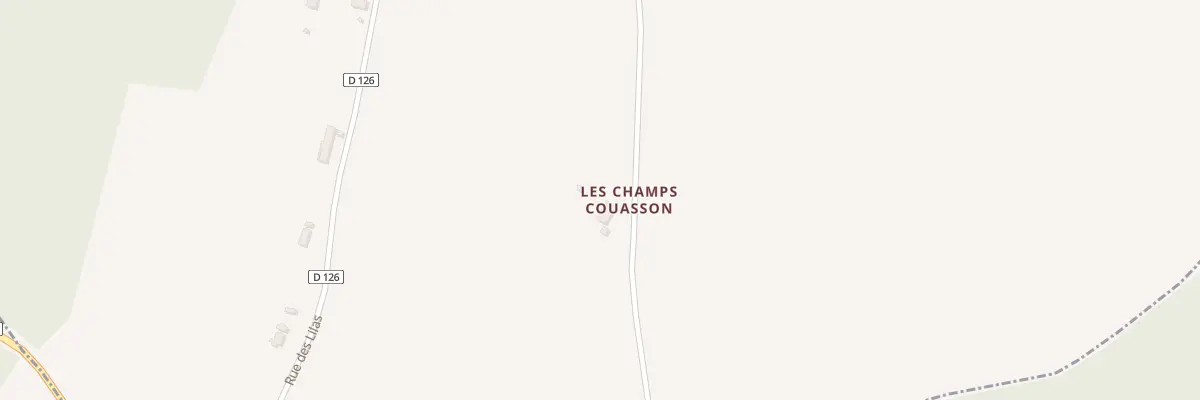 Plan du 37 Les Champs Couasson à Sévry