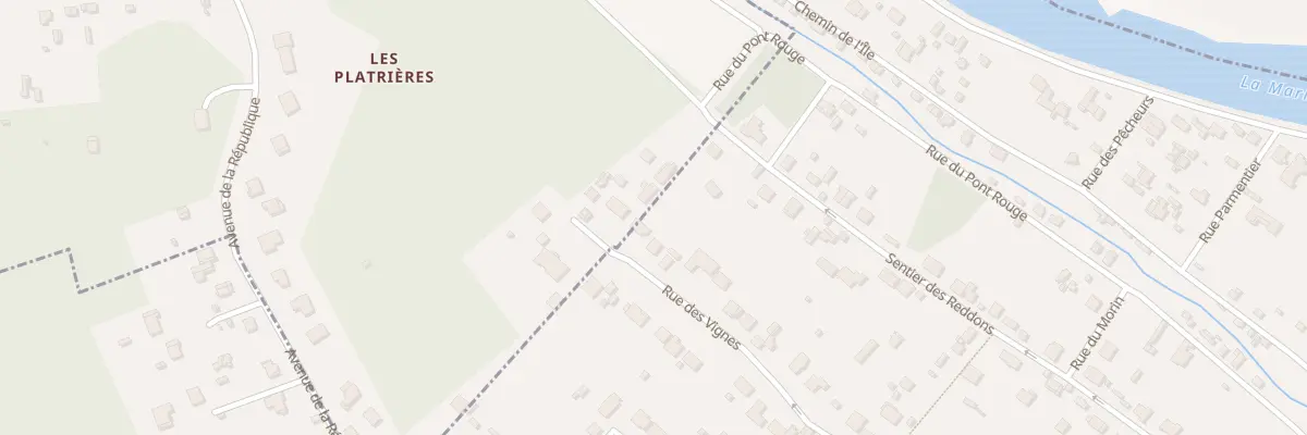 Plan du 102 Rue des Vignes à Esbly
