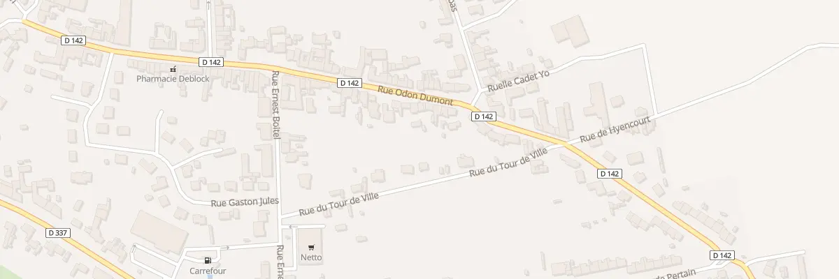 Plan du 67 Rue Odon Dumont à Chaulnes