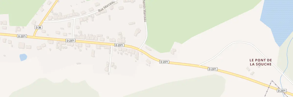 Plan du 2 Che des Marceaux à Doyet