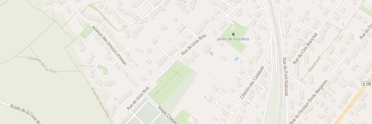Plan du 28 Rue de Gros Bois à Moret-Loing-et-Orvanne