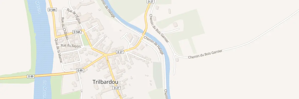 Plan du 6 All du Cimetière à Trilbardou