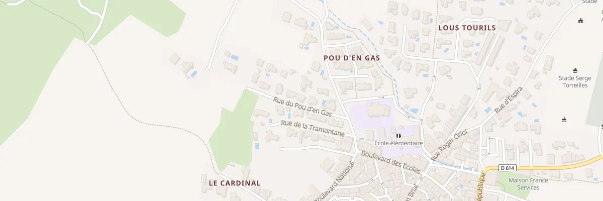 Plan du 4 Rue du Pou d’En Gas à Baixas