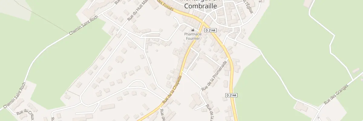Plan du 26 Rue de la Chapelle à Montaigut-en-Combraille