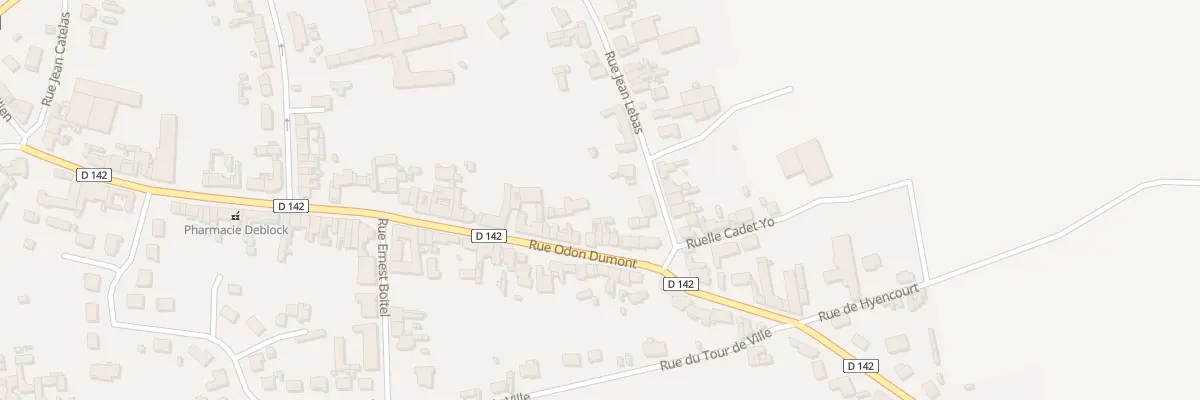 Plan du 60 Rue Odon Dumont à Chaulnes