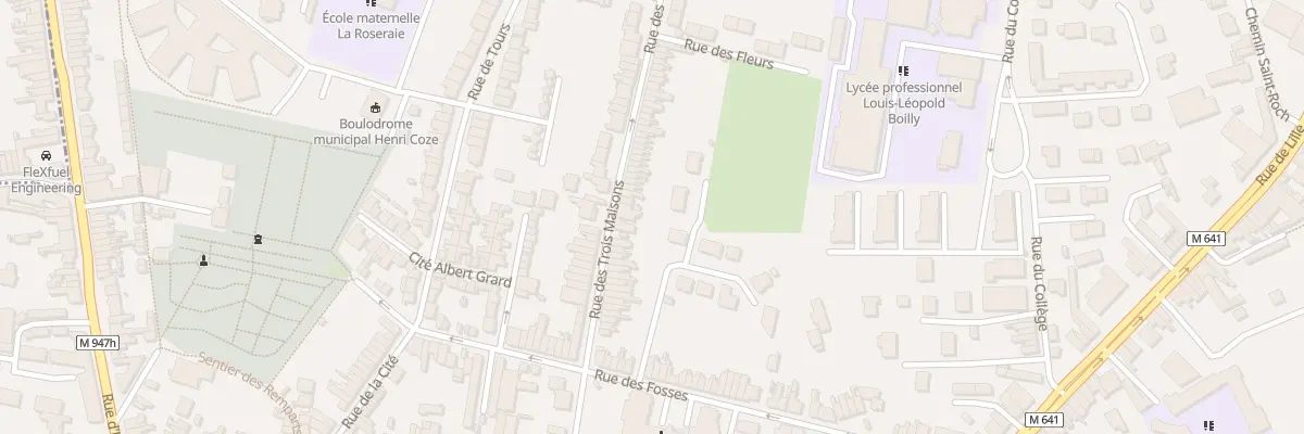 Plan du 34 Rue des Trois Maisons à La Bassée