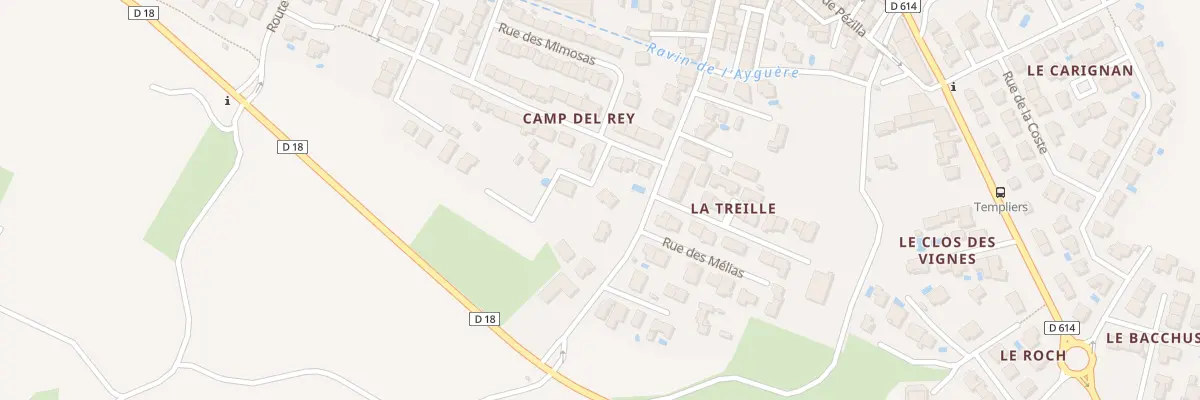 Plan du 9001 Imp des Genêts à Baixas