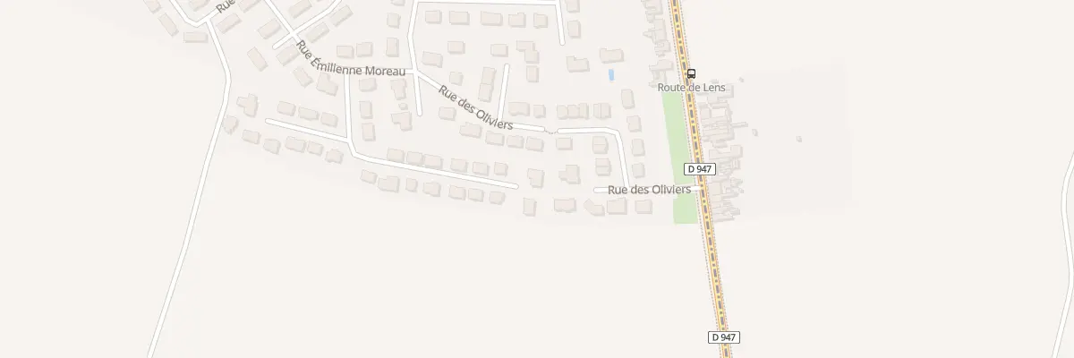 Plan du 24 Rue Émilienne Moreau à Haisnes