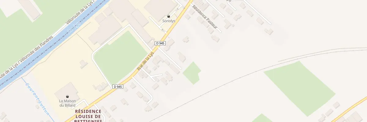 Plan du 3980 Rue de la Lys à Sailly-sur-la-Lys