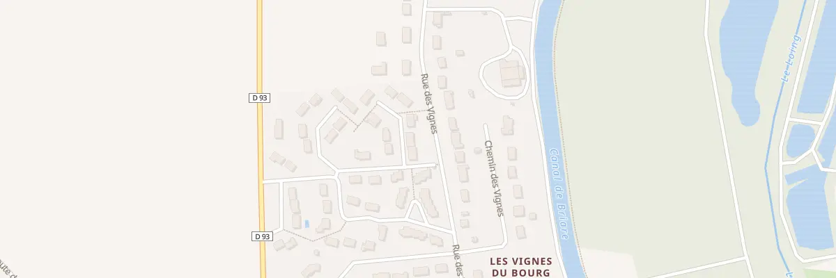 Plan du 12 Imp de la Puisaye à Montcresson