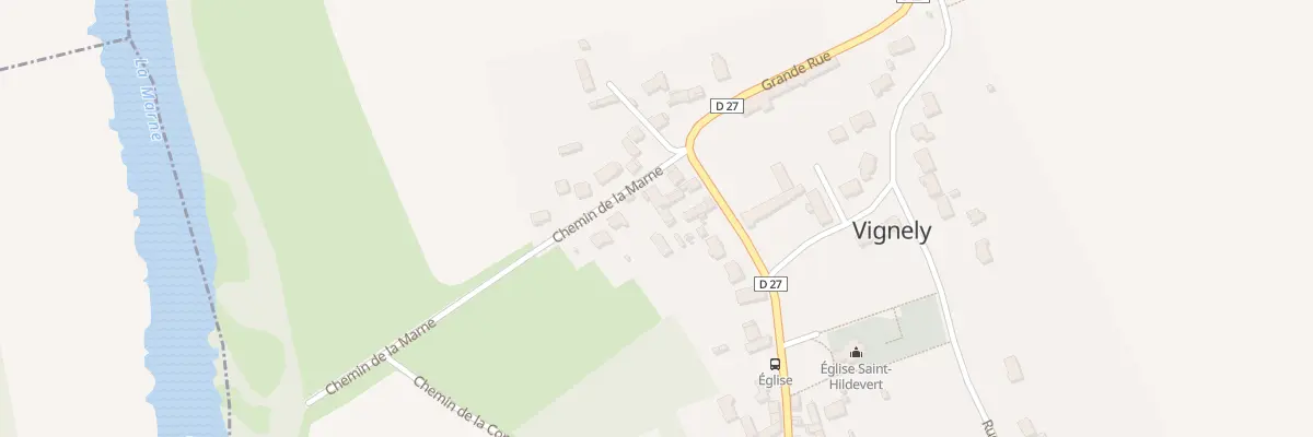 Plan du 1 Che de la Marne à Vignely