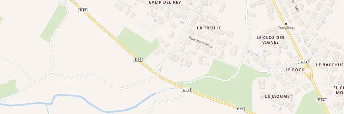 Plan du 69 Rue Voltaire à Baixas