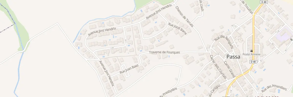 Plan du 32 Rue Jordi Barre à Passa