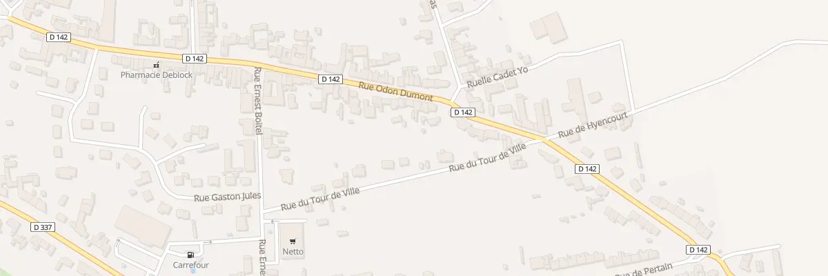 Plan du 69 Rue Odon Dumont à Chaulnes