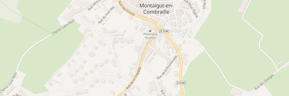 Plan du 18 Rue de la Chapelle à Montaigut-en-Combraille