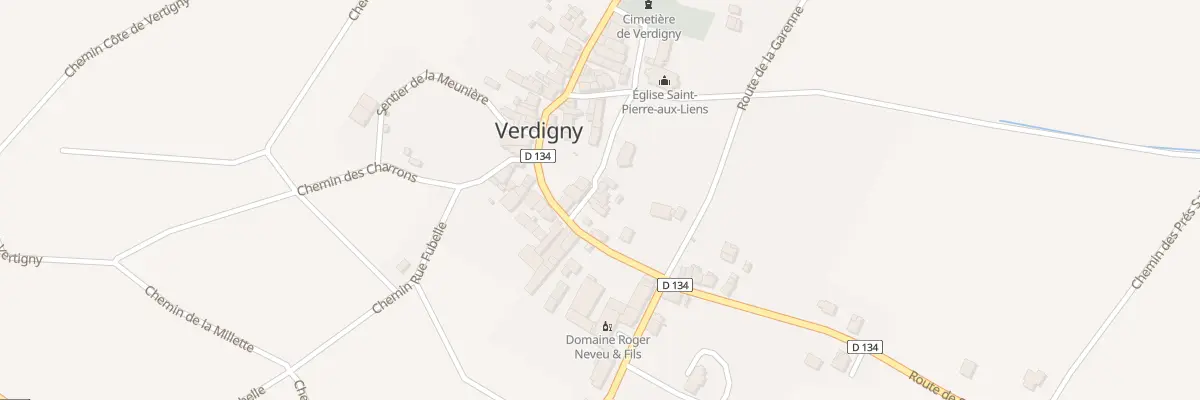 Plan du 75 Rue Saint Vincent à Verdigny