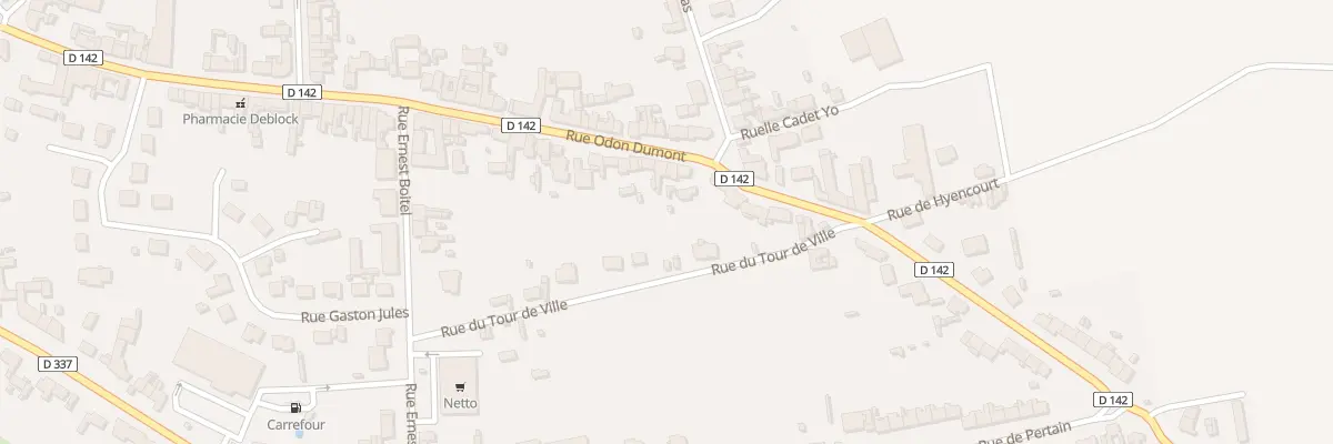 Plan du 71 Rue Odon Dumont à Chaulnes