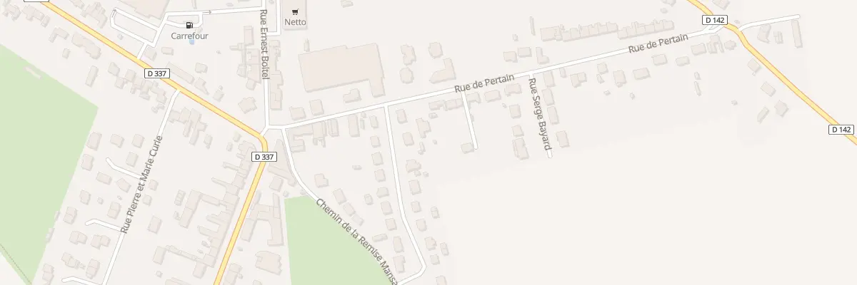 Plan du 11B Rue de Pertain à Chaulnes