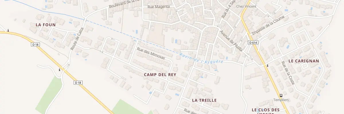Plan du 4 Rue des Mimosas à Baixas