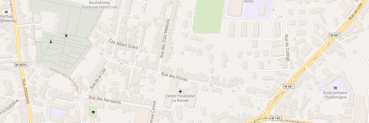 Plan du 33 Rue des Fossés à La Bassée