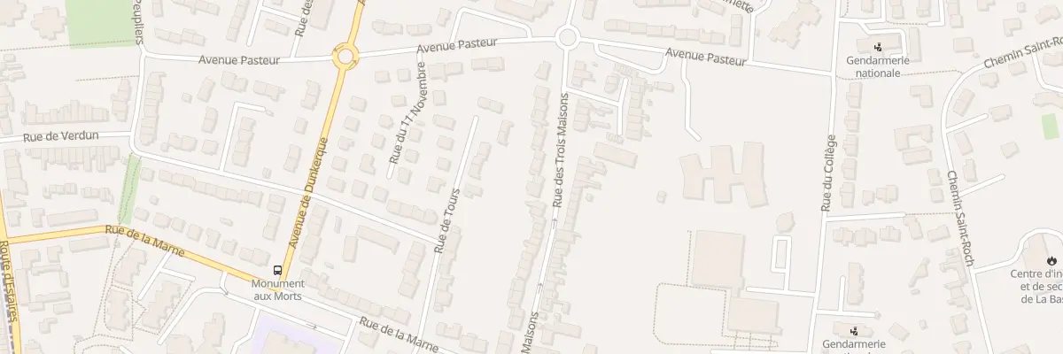 Plan du 85 Rue des Trois Maisons à La Bassée