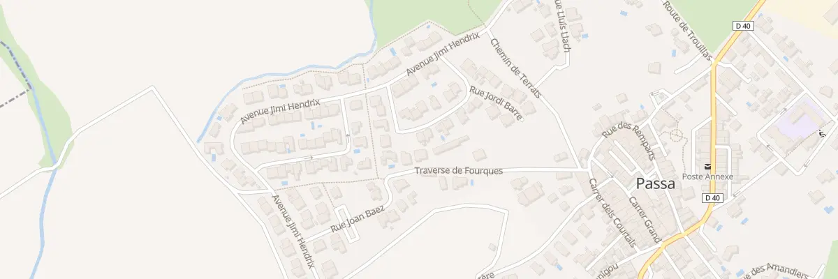 Plan du 28 Rue Jordi Barre à Passa